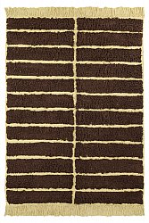 Alfombras de pelo largo - Ikara Natural Cotton Shaggy (marrón)