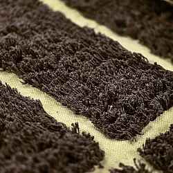 Alfombras de pelo largo - Ikara Natural Cotton Shaggy (marrón)