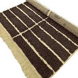 Alfombras de pelo largo - Ikara Natural Cotton Shaggy (marrón)