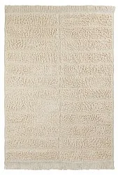 Alfombras de pelo largo - Ikara Natural Cotton Shaggy (crema)