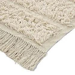 Alfombras de pelo largo - Ikara Natural Cotton Shaggy (crema)