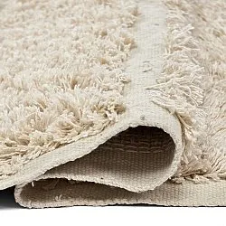 Alfombras de pelo largo - Ikara Natural Cotton Shaggy (crema)