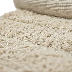 Alfombras de pelo largo - Ikara Natural Cotton Shaggy (crema)