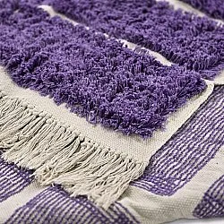 Alfombras de pelo largo - Ikara Natural Cotton Shaggy (púrpura)