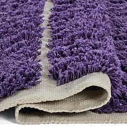 Alfombras de pelo largo - Ikara Natural Cotton Shaggy (púrpura)