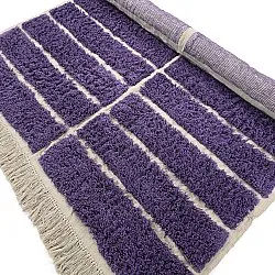 Alfombras de pelo largo - Ikara Natural Cotton Shaggy (púrpura)