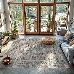 Alfombra Wilton - Javis (azul/multicolor)