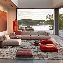 Alfombra Wilton - Javis (rojo/multicolor)