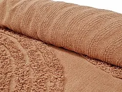 Alfombras redondeadas - Jovie Natural Cotton Shaggy (terracota)