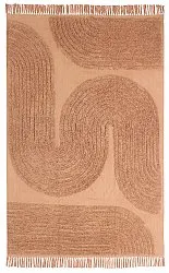 Alfombras de pelo largo - Jovie Natural Cotton Shaggy (terracota)