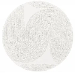 Alfombras redondeadas - Jovie Natural Cotton Shaggy (offwhite)