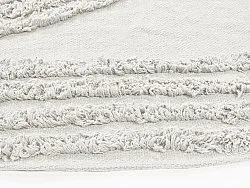 Alfombras redondeadas - Jovie Natural Cotton Shaggy (offwhite)