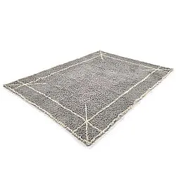 Alfombras de pelo largo - Kairi Natural Cotton Shaggy (gris/beige)