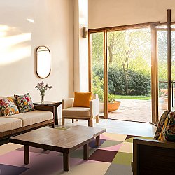 Alfombra Wilton - Kalami (rosa/multicolor)