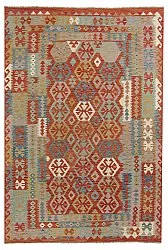 Alfombra kilim oriental 291 x 200 cm
