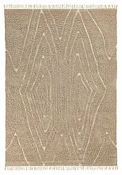 Alfombras de pelo largo - Kindon Natural Cotton Shaggy (beige/blanco)