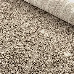 Alfombras de pelo largo - Kindon Natural Cotton Shaggy (beige/blanco)