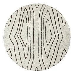 Alfombras redondeadas - Kindon Natural Cotton Shaggy (blanco roto/marrón)
