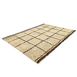 Alfombras de pelo largo - Lana Natural Cotton Shaggy (beige/marrón)