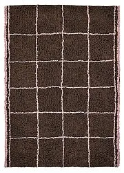 Alfombras de pelo largo - Lana Natural Cotton Shaggy (marrón)