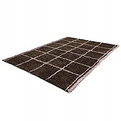 Alfombras de pelo largo - Lana Natural Cotton Shaggy (marrón)