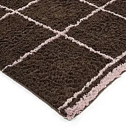 Alfombras de pelo largo - Lana Natural Cotton Shaggy (marrón)