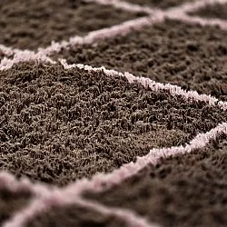Alfombras de pelo largo - Lana Natural Cotton Shaggy (marrón)
