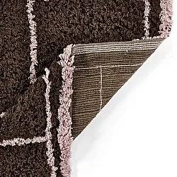 Alfombras de pelo largo - Lana Natural Cotton Shaggy (marrón)