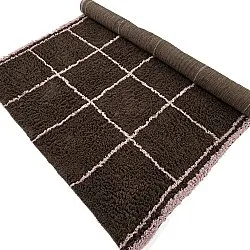 Alfombras de pelo largo - Lana Natural Cotton Shaggy (marrón)