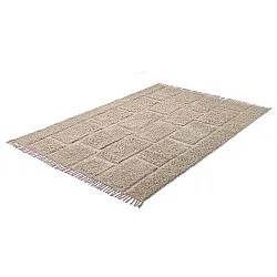 Alfombras de pelo largo - Lindley Natural Cotton Shaggy (beige/rosa)