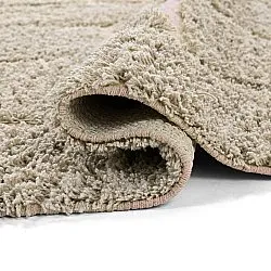 Alfombras de pelo largo - Lindley Natural Cotton Shaggy (beige/rosa)