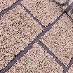 Alfombras de pelo largo - Lindley Natural Cotton Shaggy (rosa/púrpura)