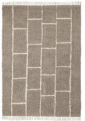 Alfombras de pelo largo - Lindley Natural Cotton Shaggy (topo/gris)