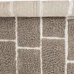 Alfombras de pelo largo - Lindley Natural Cotton Shaggy (topo/gris)