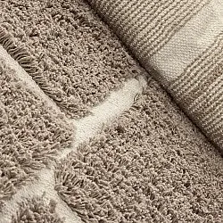 Alfombras de pelo largo - Lindley Natural Cotton Shaggy (topo/gris)