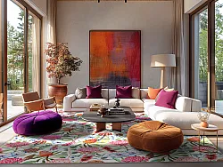 Alfombra Wilton - Lois (rosa/multi)