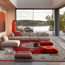 Alfombra Wilton - Lukla (rojo)