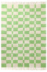 Alfombras de pelo largo - Maranello Natural Cotton Shaggy (verde)