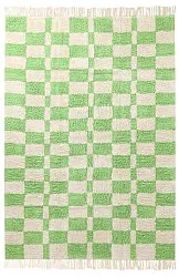 Alfombras de pelo largo - Maranello Natural Cotton Shaggy (verde)
