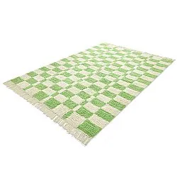 Alfombras de pelo largo - Maranello Natural Cotton Shaggy (verde)