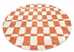 Alfombras redondeadas - Maranello Natural Cotton Shaggy (naranja)