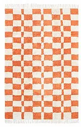 Alfombras de pelo largo - Maranello Natural Cotton Shaggy (naranja)