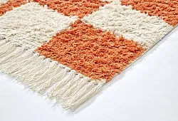 Alfombras de pelo largo - Maranello Natural Cotton Shaggy (naranja)
