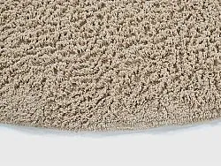 Alfombras redondeadas - Mareto Natural Cotton Shaggy (marrón)