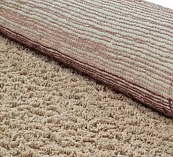 Alfombras redondeadas - Mareto Natural Cotton Shaggy (marrón)