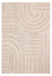 Alfombras de pelo largo - Margo Natural Cotton Shaggy (beige)