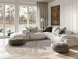 Alfombras redondeadas - Mateur (beige)