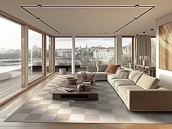 Alfombra Wilton - Nevada (beige/blanco)
