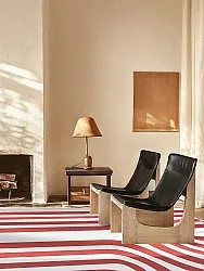 Alfombra Wilton - Obidos (rojo/blanco)