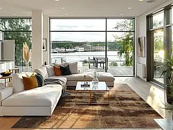Alfombra Wilton - Olmedo (marrón/beige)